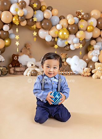 Teddy Bear 1st Birthday Photoshoot NJ