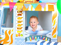 Boardwalk Summer Theme 2nd Birthday Photoshoot NJ